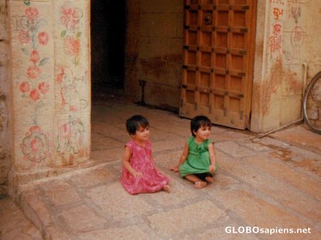 Postcard cute children