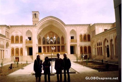 Postcard house of abbasian,kashan