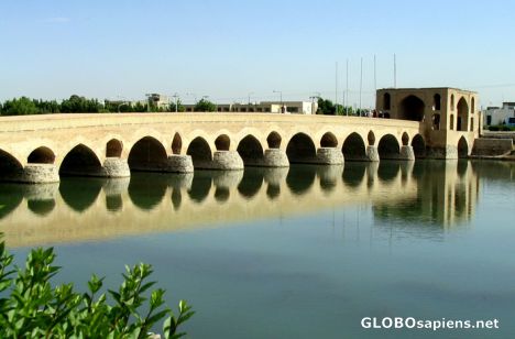 Postcard shahrestan bridge 2