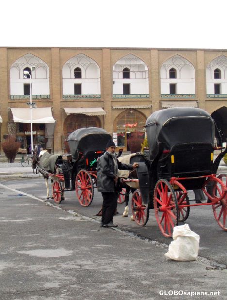Postcard the coachman