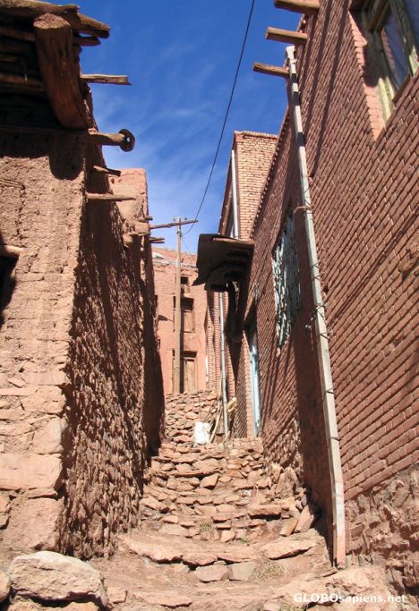 Postcard clay village
