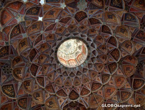 Postcard artistic roof