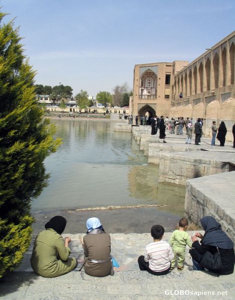 Postcard iranians fun