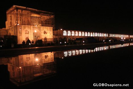 Postcard ali ghapoo palace
