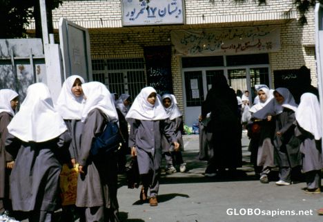 Postcard at the primary school