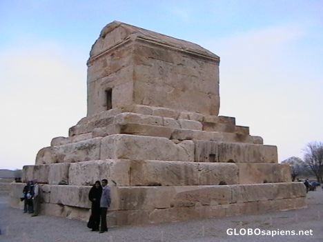 Postcard Cyrus's tomb, pasargod
