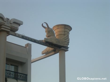 Postcard Detail of Hotel Dariush