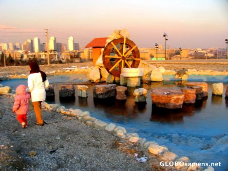 Postcard pardisan,near hemmat street in tehran