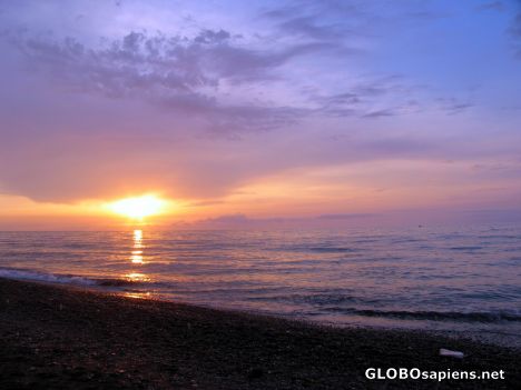 Postcard caspian sea