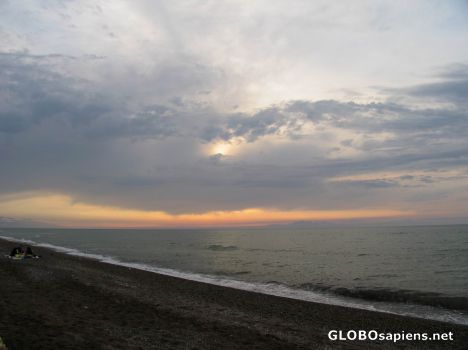 Postcard caspian sea