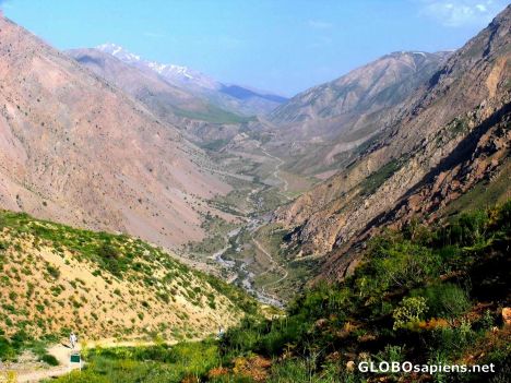 Postcard oshtorankuh mounts..