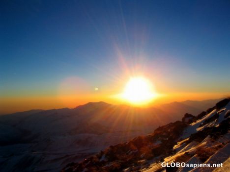 Postcard Alborz mountains