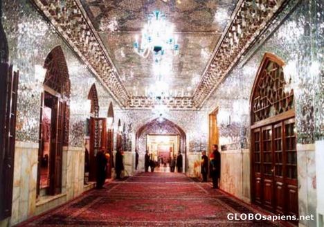 Postcard holly shrine of emam reza