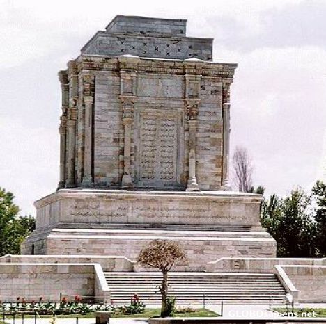 Postcard ferdosi tomb,near mashhad