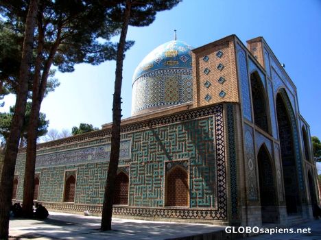 Postcard tomb of 