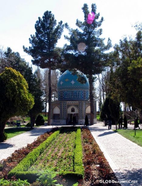 Postcard tomb of 
