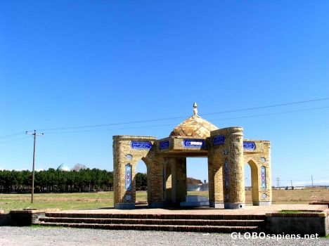 Postcard tomb of 