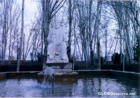 Postcard munument of ferdosi