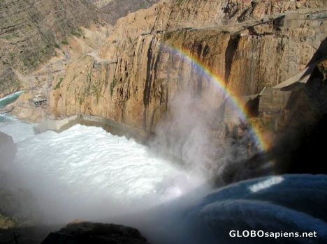 Postcard the beautiful river of khuzestan