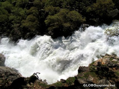 Postcard shimbar waterfall