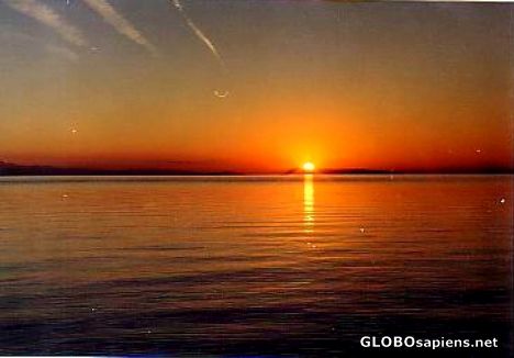 Postcard lake orumiyeh(reza eeyeh)