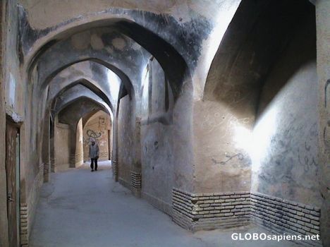 Postcard Alley in the old Yazd