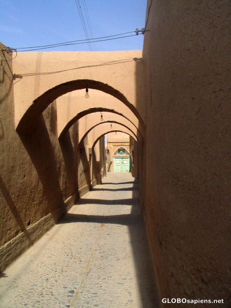 Postcard yazd alleys