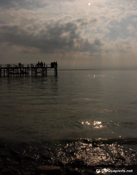 Postcard sun reflect