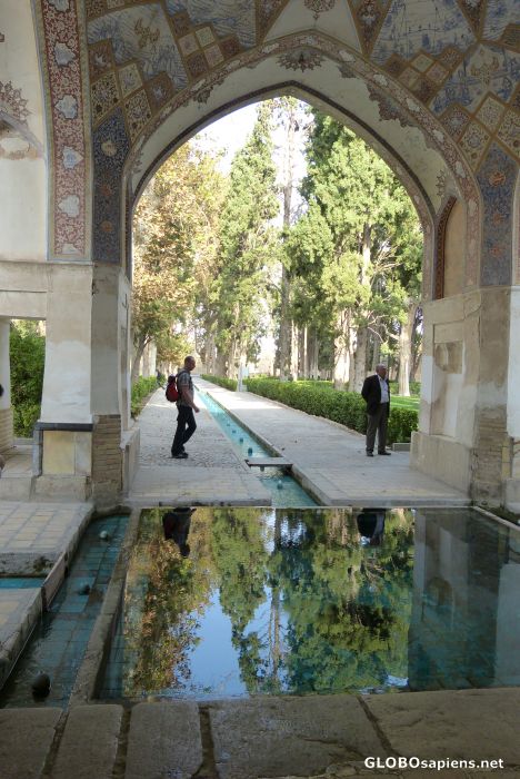 Postcard Bagh-e Fin near Kashan