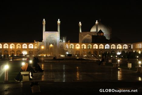Postcard evening time at Naghsh-e-Jahan Square 2