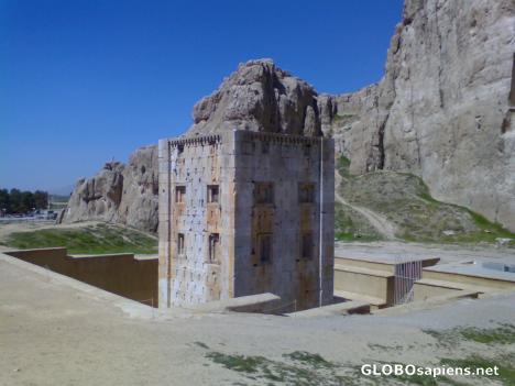 Postcard Ka'ba-ye Zartosht in naqsh-e-rostam