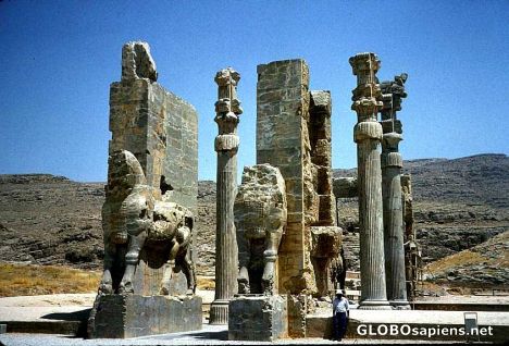 Postcard perspolis-3000 years antiquity.