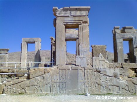 Postcard Ruins of Throne Hall(persepolis)