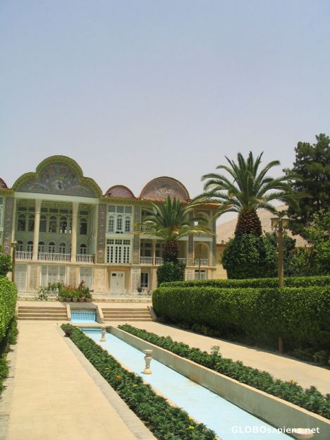Postcard Eram garden
