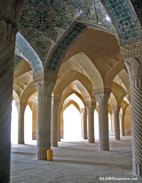 Postcard karim khani mosque2