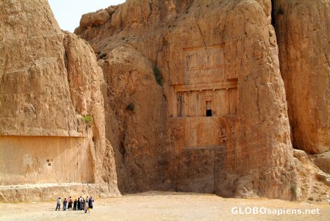 Postcard Naqsh-e Rostam - Side Royal Tomb