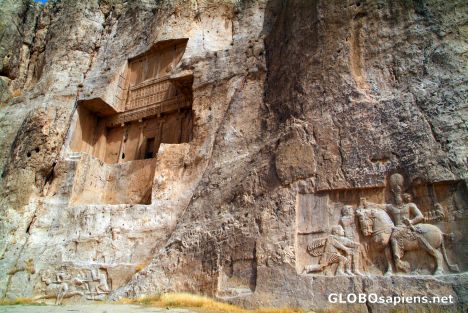 Postcard Naqsh-e Rostam - Royal Tomb & Relief