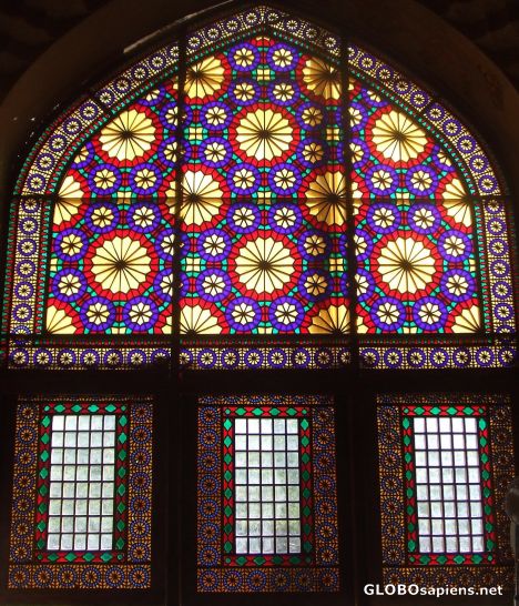 Postcard Colorful Window