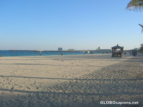 Postcard The beach of Kish island