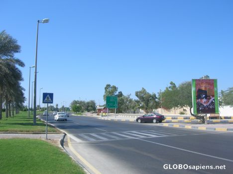 Postcard Road to the airport