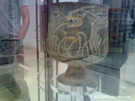 Postcard Jiroft archaeology musuem