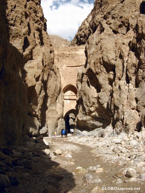 Postcard Morteza-Ali warm springs and king Abbas's dam