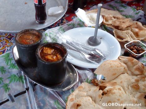 Postcard a delisious iranian food