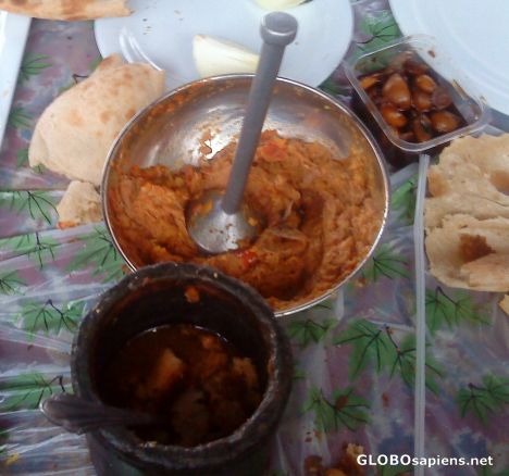 Postcard a delisious iranian food