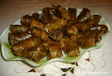 Postcard \dolmeh\(kind of iranian food.