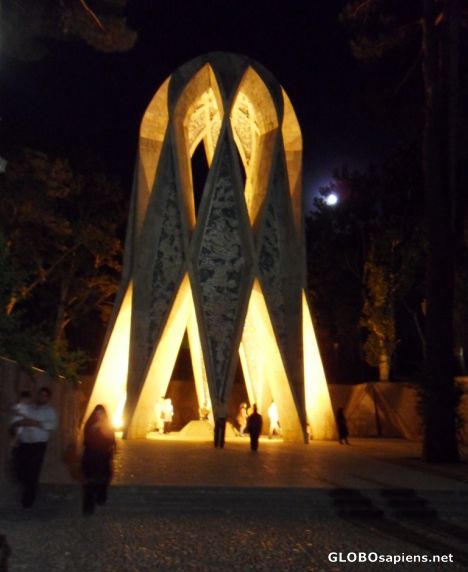 Postcard omar khaiyam's tomb