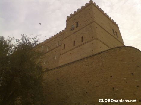 Postcard Built a castle in Crusader style