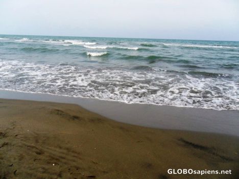 Postcard caspian sea