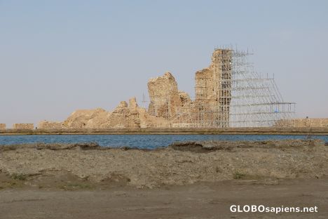 Postcard Iran, Tahkte Soliman near Takab