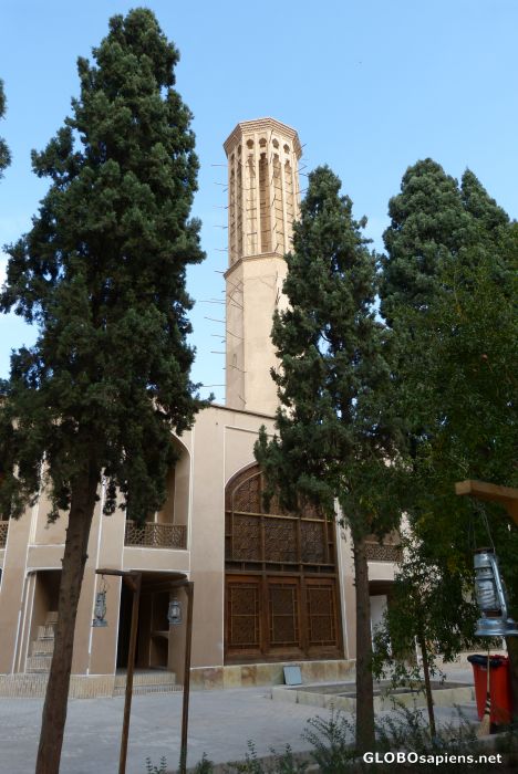 Yazd, Dowlatabad Garden, Wind tower